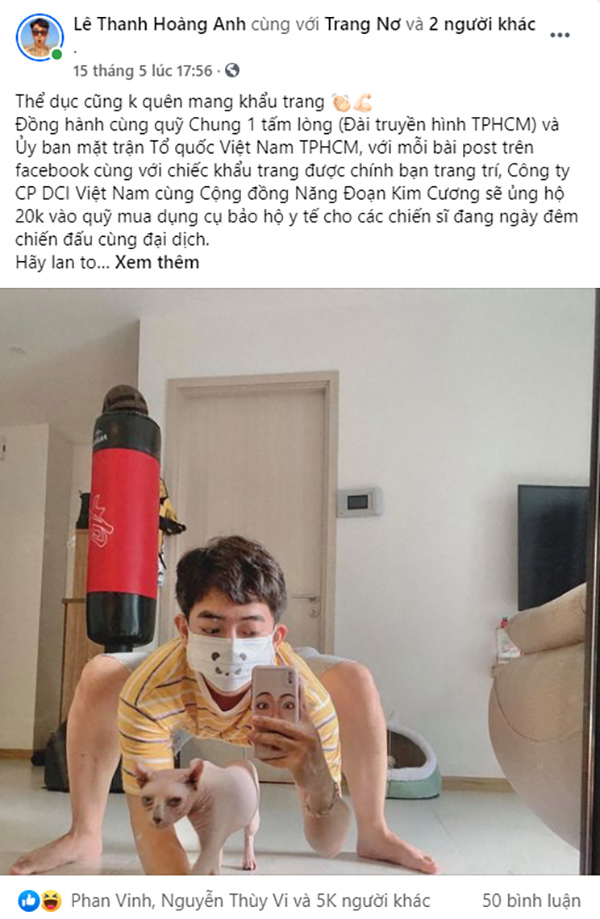 Hot face Lê Thanh Hoàng Anh hưởng ứng chủ đề “My mask my style” của DCI Việt Nam